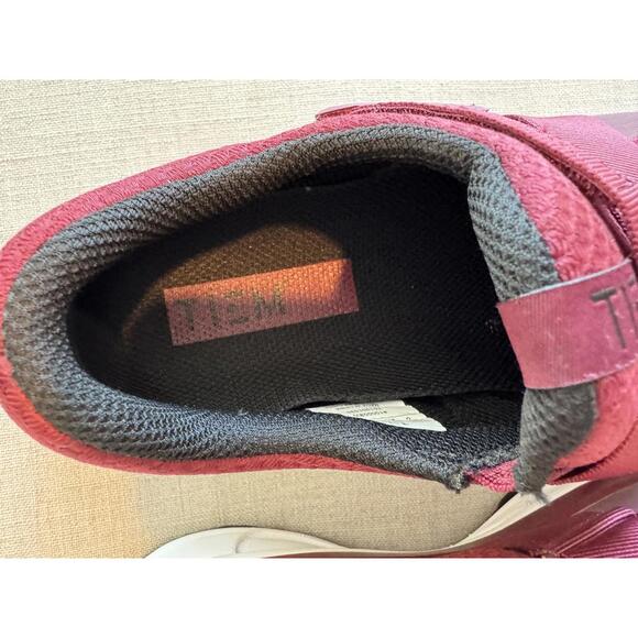 Brand New TIEM Slipstream Spin Cycling Shoes Burgundy Size 8 – Cleats Included - Picture 6 of 8